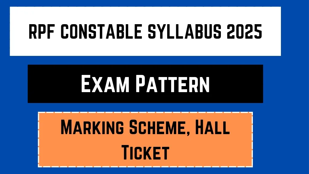 RPF Constable Syllabus 2025