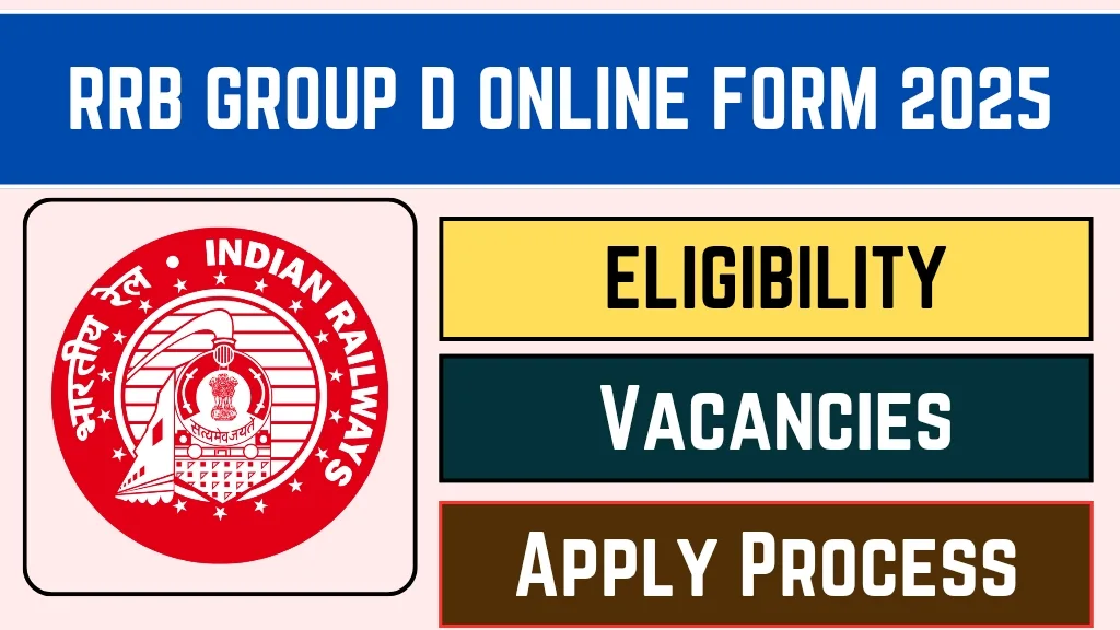 RRB Group D Online Form 2025
