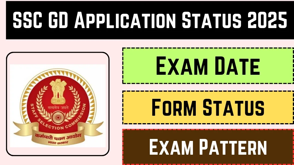 SSC GD Application Status 2025