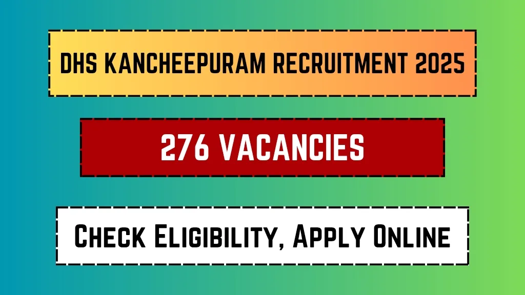 DHS Kancheepuram Recruitment 2025