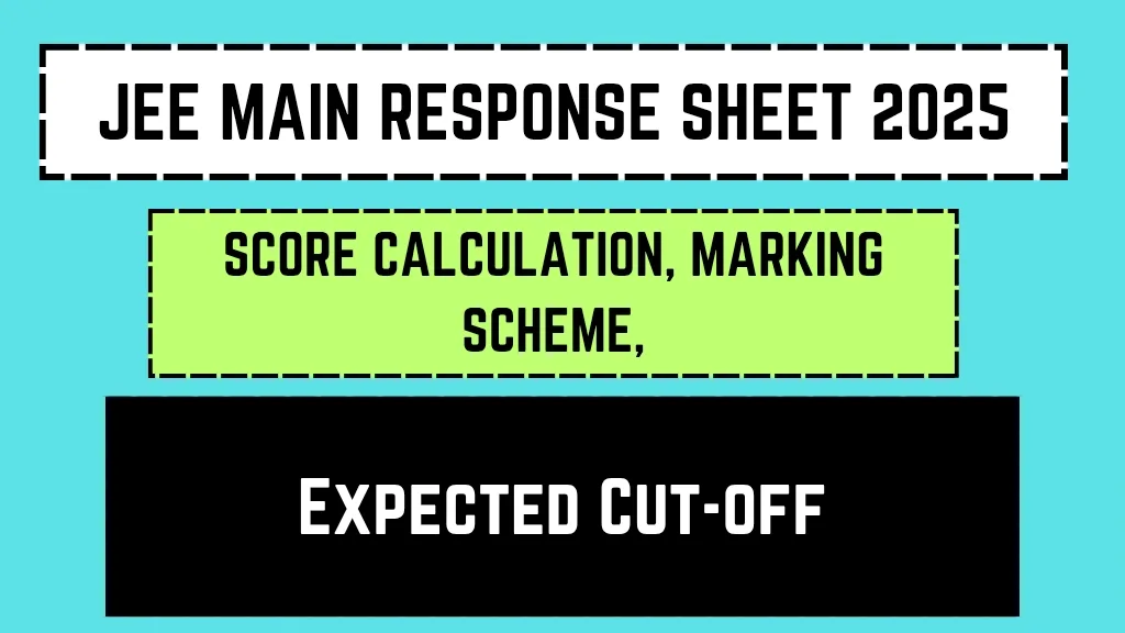 JEE Main Response Sheet 2025