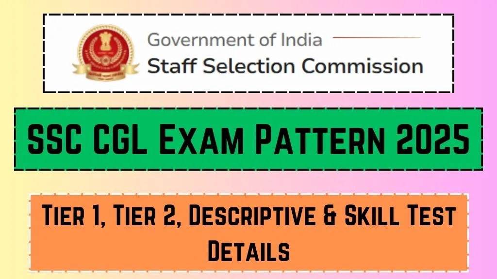 SSC CGL Exam Pattern 2025