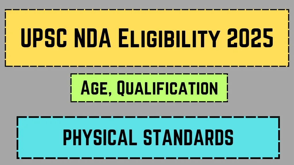 UPSC NDA Eligibility 2025